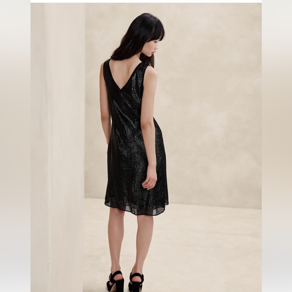 Banana Republic ALINA SEQUIN MIDI DRESS Cocktail Wedding Party